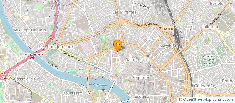 localisation de l'entreprise SARL DES TEMPLIERS à TOULOUSE