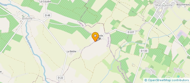 localisation de l'entreprise SARL DES TERRES DE FEU à SAINTE-SEVERE