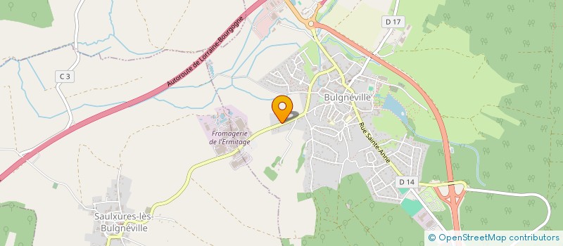 localisation de l'entreprise SARL DES THIOUS  THEY-SOUS-MONTFORT