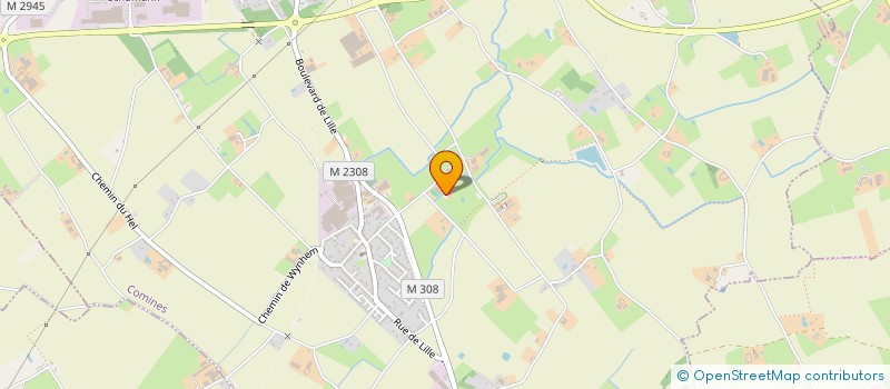 localisation de l'entreprise SARL DES TILLEULS  COMINES