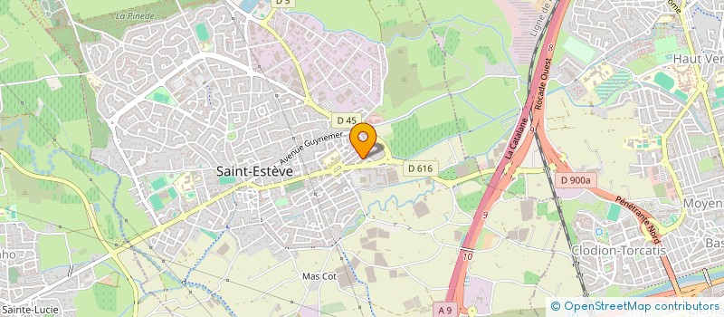 localisation de l'entreprise SARL DES TOURNESOLS à SAINT-ESTEVE
