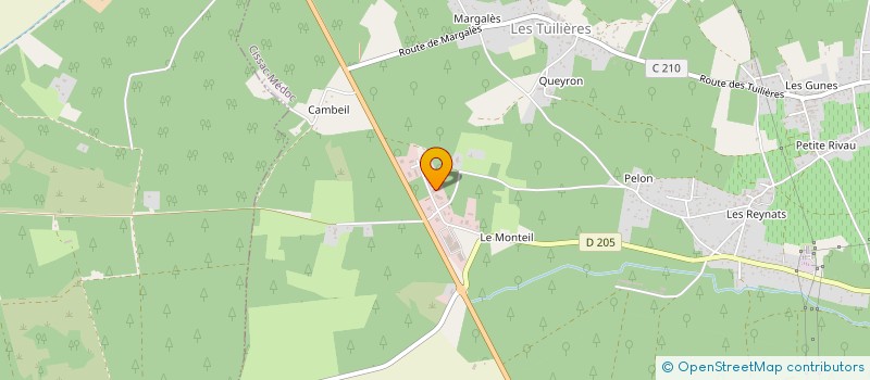 localisation de l'entreprise SARL DES TRANSPORTS BERNARDINI à CISSAC-MEDOC