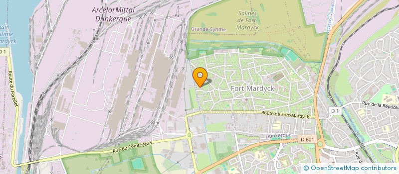 localisation de l'entreprise SARL DES TRANSPORTS BOUCHARD & FILS  DUNKERQUE