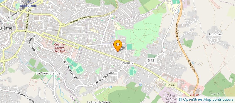 localisation de l'entreprise SARL DES TRANSPORTS CEYRAT à SOYAUX