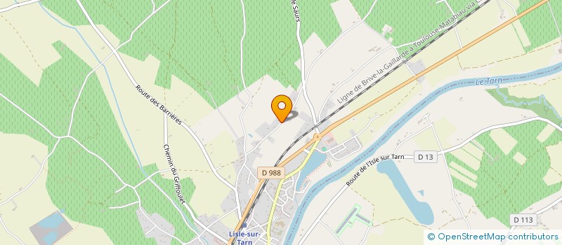 localisation de l'entreprise SARL DES TROIS CLOCHERS à LISLE-SUR-TARN