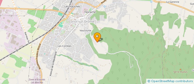 localisation de l'entreprise SARL DES TROIS CYPRES  LORIOL SUR DROME