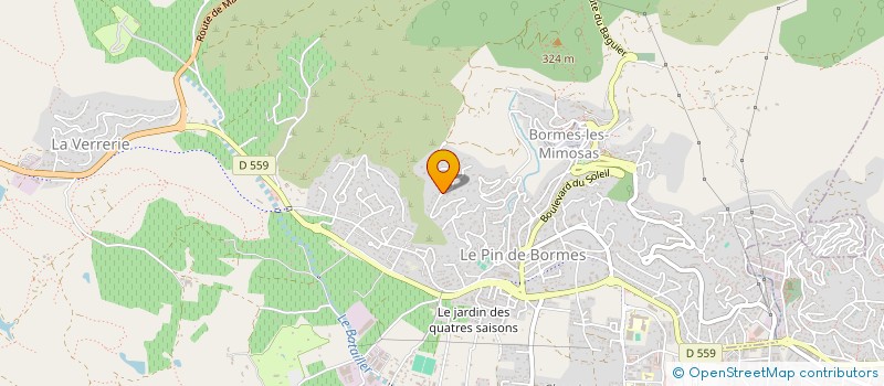localisation de l'entreprise SARL DES TROIS OLIVIERS à BORMES-LES-MIMOSAS