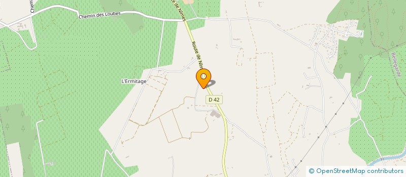 localisation de l'entreprise SARL DES VERGERS GEORGES RIOU  ST GILLES