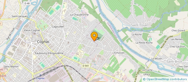 localisation de l'entreprise SARL DES VIEILLES PIERRES  CHATEAUBERNARD