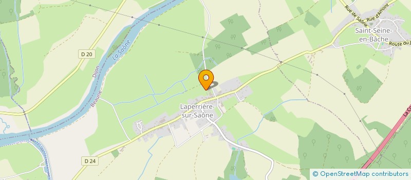 localisation de l'entreprise SARL DES VIGNES à LAPERRIERE-SUR-SAONE