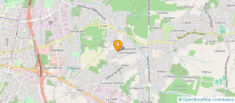 localisation de l'entreprise SARL DES VIGNOBLES MASSE  POMPIGNAC