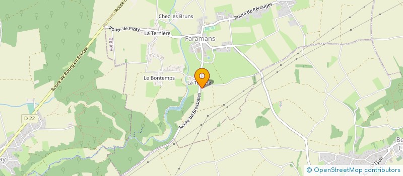 localisation de l'entreprise SARL DES VIVANES  FARAMANS