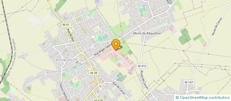 localisation de l'entreprise SARL DESCAMPS à ANNŒULLIN