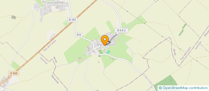 localisation de l'entreprise SARL DESCAMPS à FREMICOURT
