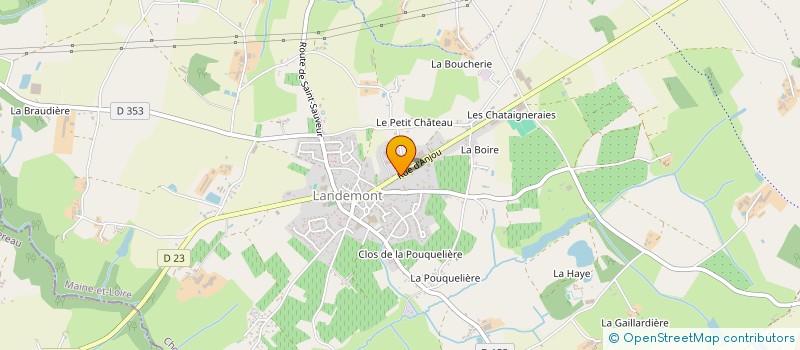 localisation de l'entreprise SARL DESCATRES à OREE-D'ANJOU