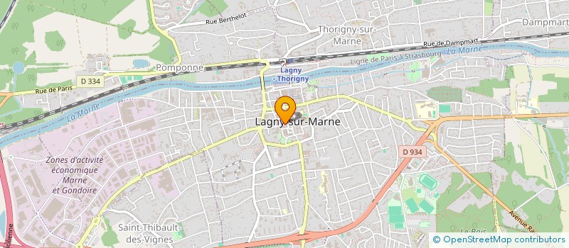 localisation de l'entreprise SARL DESCHAMPS à LAGNY-SUR-MARNE