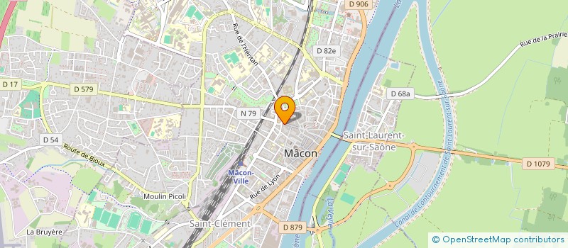 localisation de l'entreprise SARL DESCOURS à MACON