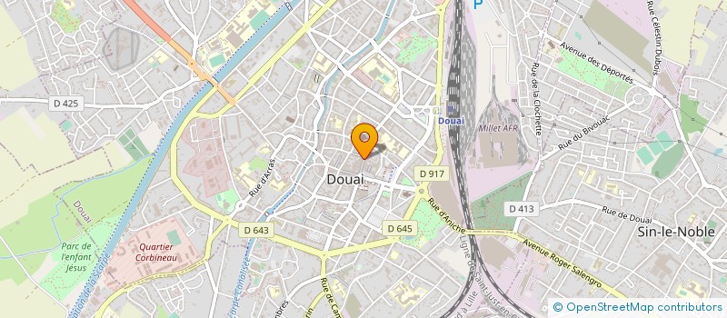 localisation de l'entreprise SARL DESFONTAINES à DOUAI