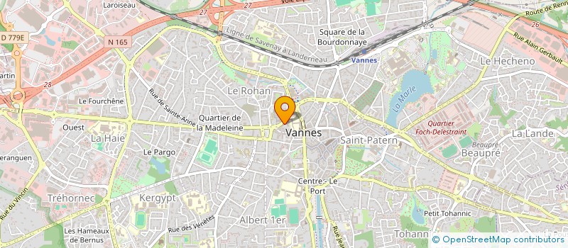 localisation de l'entreprise SARL DESHAYES à VANNES