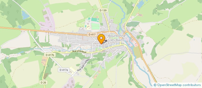 localisation de l'entreprise SARL DESHAYES BERNARD à BOURBONNE-LES-BAINS