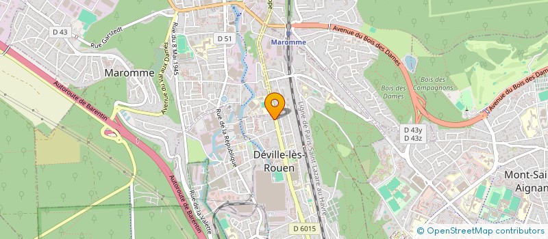 localisation de l'entreprise SARL DESHAYES MEUBLES à DEVILLE-LES-ROUEN