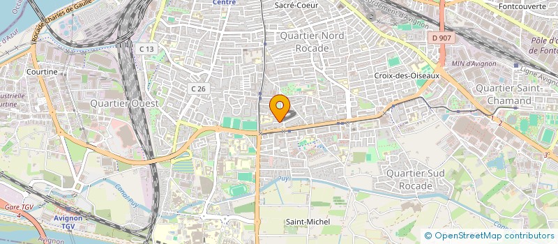 localisation de l'entreprise SARL DESIGN CARRELAGE  AVIGNON