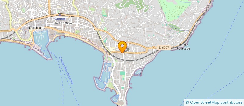 localisation de l'entreprise SARL DESIGN ET EMOTIONS à CANNES