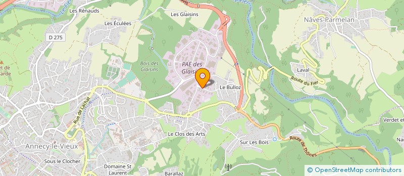 localisation de l'entreprise SARL DESIM à ANNECY
