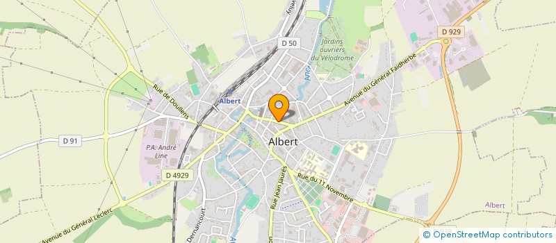 localisation de l'entreprise SARL DESINA  ALBERT