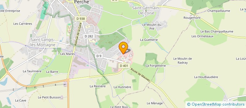 localisation de l'entreprise SARL DESIRE LECLERC à MORTAGNE-AU-PERCHE
