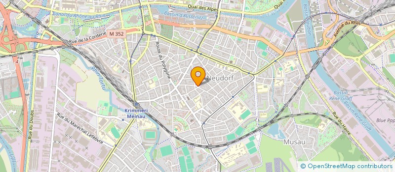 localisation de l'entreprise SARL DESJARDINS  STRASBOURG