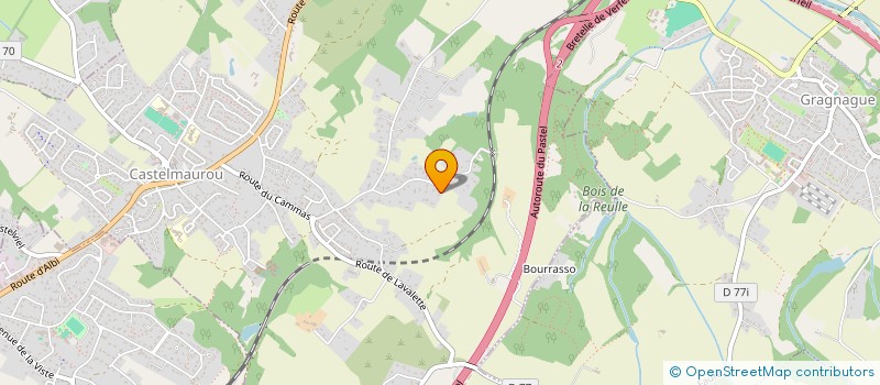 localisation de l'entreprise SARL DESLIGNES  CASTELMAUROU