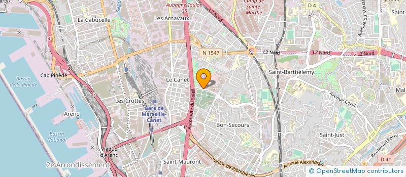 localisation de l'entreprise SARL DESMONT - MONTAGE INSDUSTRIEL FRANCE à MARSEILLE