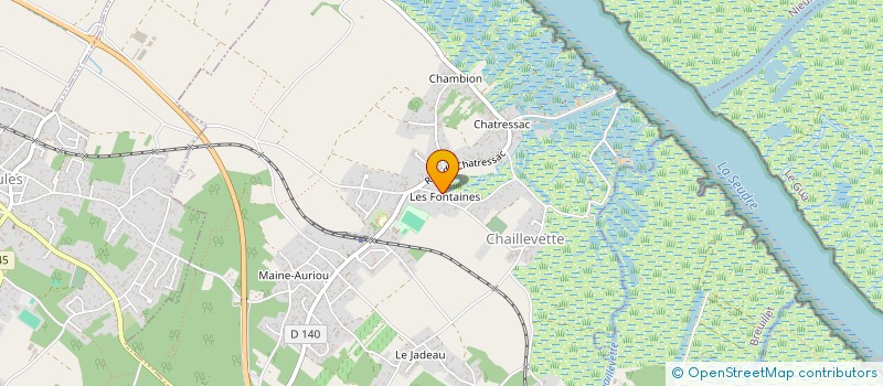 localisation de l'entreprise SARL DESMOULINS  CHAILLEVETTE