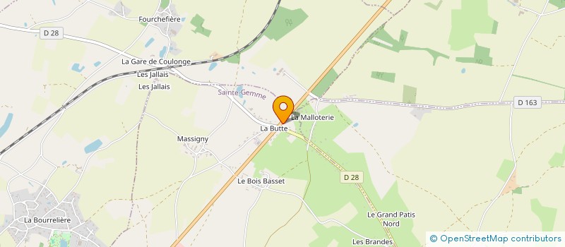 localisation de l'entreprise SARL DESNOIELLE COUVERTURE ET ZINGUERIE  ARGENTONNAY