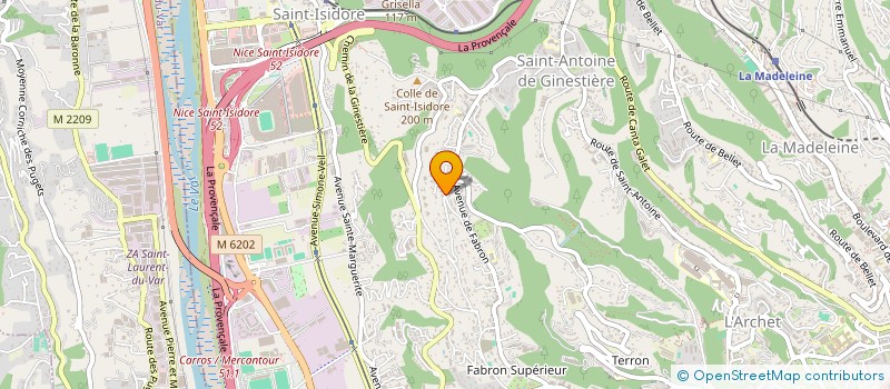 localisation de l'entreprise SARL DESPAINS à NICE