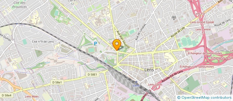 localisation de l'entreprise SARL DESPATTE à LENS