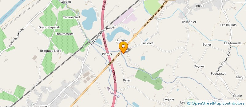 localisation de l'entreprise SARL DESQUERRE  ALBIAS