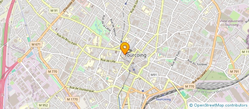 localisation de l'entreprise SARL DESROUSSEAUX à TOURCOING