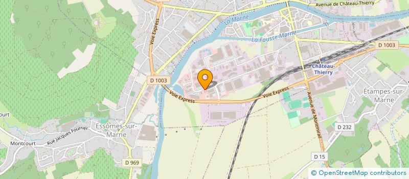 localisation de l'entreprise SARL DESSIX  CHATEAU-THIERRY