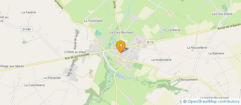 localisation de l'entreprise SARL DESVAGES LETROUVE à HAMBYE