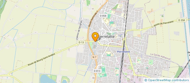 localisation de l'entreprise SARL DETECT'ACIER à PIERRELATTE