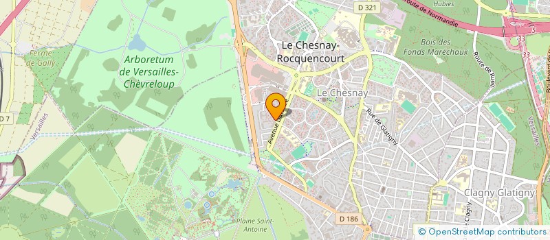 localisation de l'entreprise SARL DETENT LIBERTY à LE CHESNAY-ROCQUENCOURT