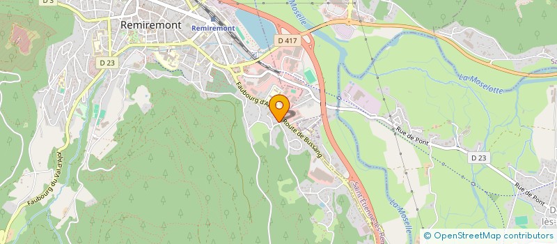 localisation de l'entreprise SARL DETHINE ESPACE FROID  REMIREMONT