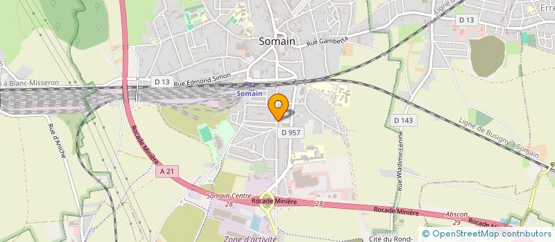 localisation de l'entreprise SARL DETOURMIGNIES FRERES à SOMAIN
