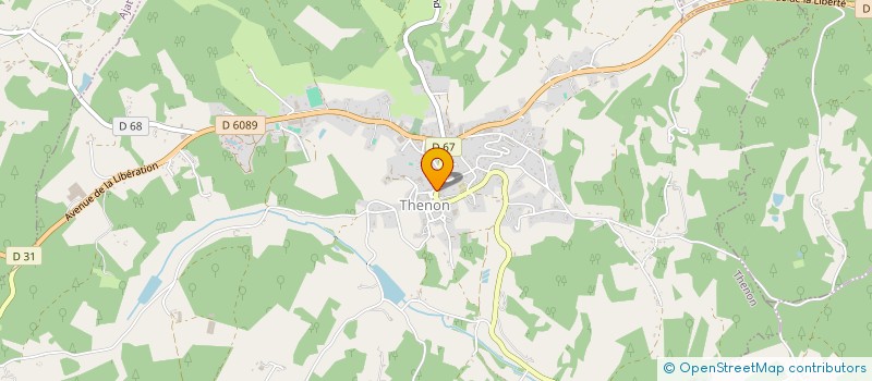 localisation de l'entreprise SARL DETRED  THENON