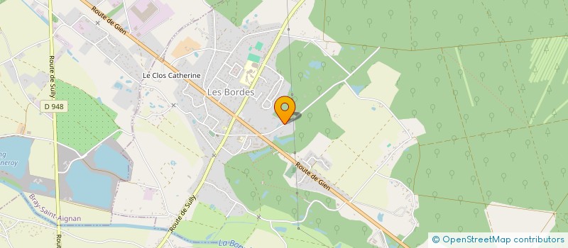 localisation de l'entreprise SARL DEUX AILES  LES BORDES