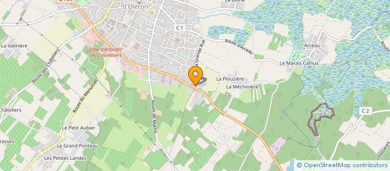 localisation de l'entreprise SARL DEUX AS à SAINT-PIERRE-D OLERON