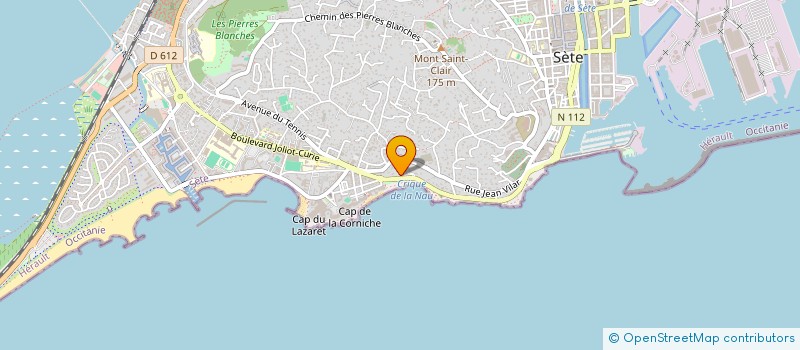 localisation de l'entreprise SARL DEUX FRERES G  SETE