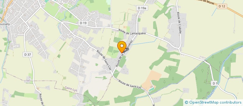 localisation de l'entreprise SARL DEVELOPPEMENT IMMOBILIER DU SUD OUEST    DISO  SAINT-LYS